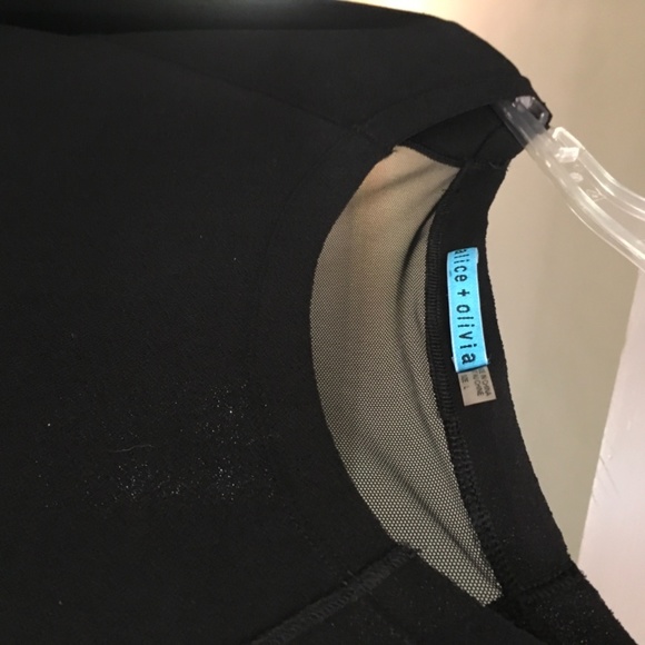 Alice and Olivia black crepe fitted dress - Picture 4 of 7